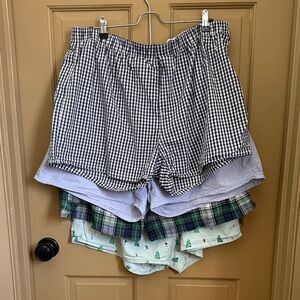 J. Crew Men’s boxer shorts lot of 4.  Size xl 38-40
